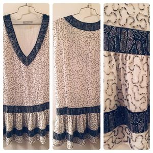 Fully beaded flapper dress